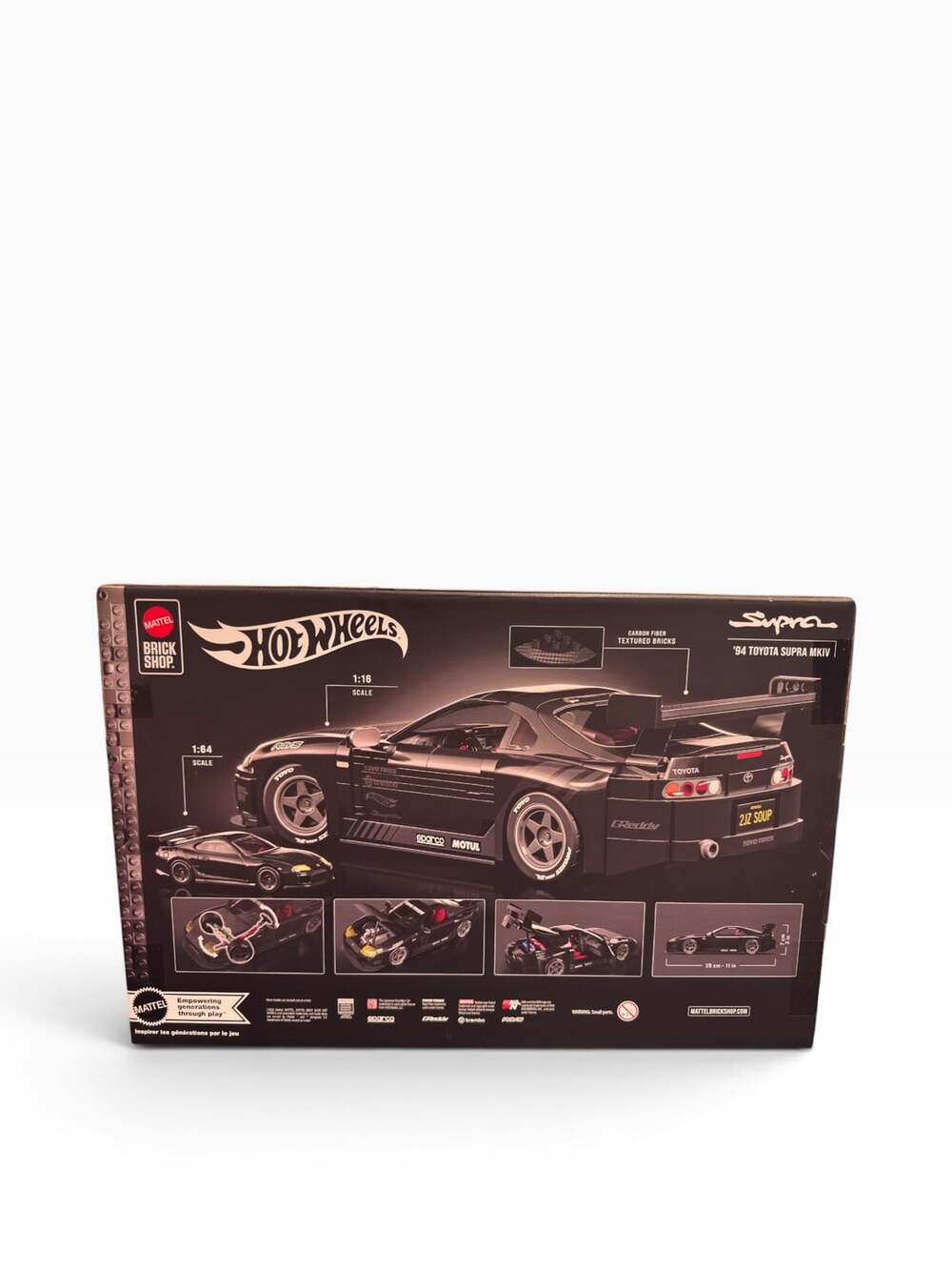 Mattel Brick Shop Hot Wheels '94 Toyota Supra MKIV Building Toy Set JKG40 - Picture 2 of 5